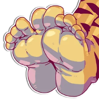 Telegram sticker 🦶 Komboochiex