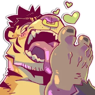 Telegram sticker 👅 Komboochiex