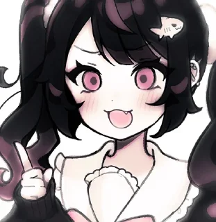 Telegram sticker 🎀 ᅠ🎀 ; 𝐃𝖺𝖿𝗇𝗒 𝐃𝗋𝖺𝗐ᅠ⸻ᅠ@enliar