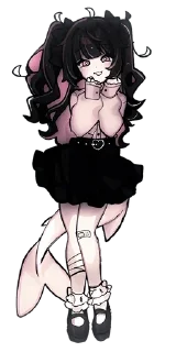 Telegram sticker 🎀 ᅠ🎀 ; 𝐃𝖺𝖿𝗇𝗒 𝐃𝗋𝖺𝗐ᅠ⸻ᅠ@enliar