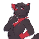 Телеграм стикер 🤔 Stealth the fox