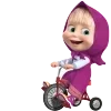 Sticker 🚲 Masha by @TgEmojiy
