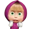 Video sticker 😱 Masha by @TgEmojiy