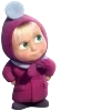 Video sticker 🤨 Masha by @TgEmojiy