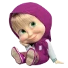 Sticker 😊 Masha by @TgEmojiy