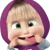 Video sticker 🤪 Masha by @TgEmojiy