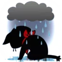 Telegram sticker 😔 Gamercat