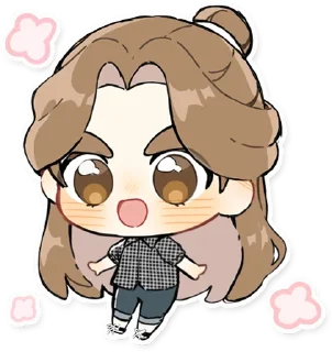 Telegram sticker 🤩 Xie Lian & Co (by Kou)
