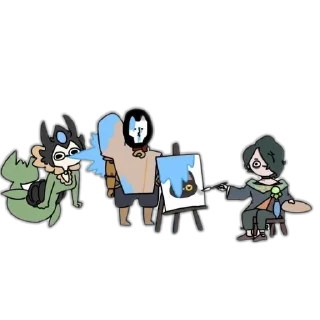 Телеграм стикер 📖 Hwei bylocka