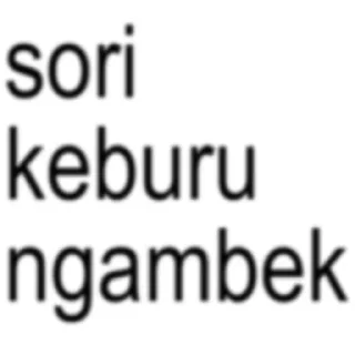 Telegram sticker 🌟 lucu :: @babybouww