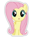 Video sticker 😮 Fluttershy by @kalsertlt