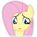Telegram sticker 🙎 Fluttershy by @kalsertlt