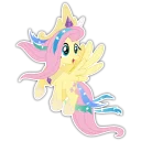 Telegram sticker 👸 Fluttershy by @kalsertlt