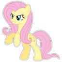 Telegram sticker 😡 Fluttershy by @kalsertlt