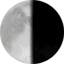 Telegram sticker 🌗 Moon