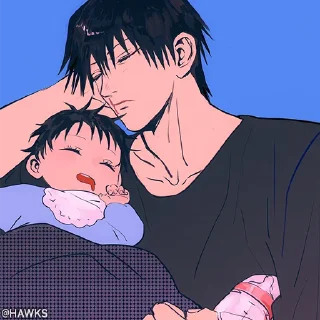 Video sticker 🖤 👨‍👦 Father & Son (@TodorokiShouto)