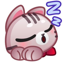 Telegram sticker 😴 вайперр