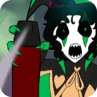 Video sticker 😱 Harlequin