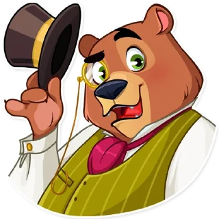 Video sticker 👋 Todd Bear