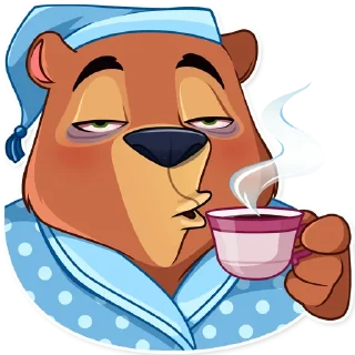 Video sticker ☕️ Todd Bear