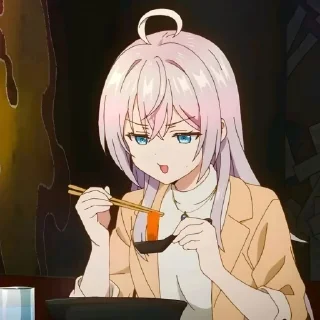 Sticker ❄️ Alisa Mikhailovna Kujou @anime_stickers_alone