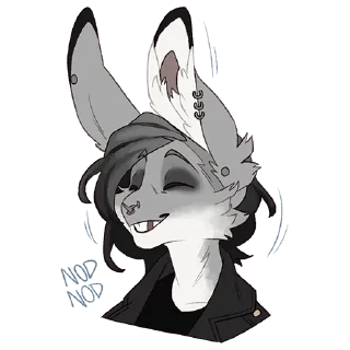 Telegram sticker 👍 iron hare