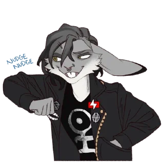 Telegram sticker 😛 iron hare