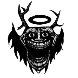 Telegram sticker 📯 TROLL FACE HORROR/EDIT (RasForUltar)