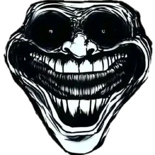 Video sticker 🥽 TROLL FACE HORROR/EDIT (RasForUltar)