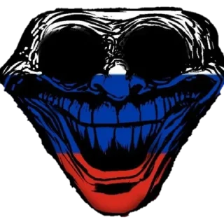 Sticker 🇷🇺 TROLL FACE HORROR/EDIT (RasForUltar)