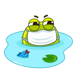 Telegram sticker 🦠 Frogita