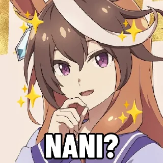 Telegram sticker 😀 Anime Uma Musume