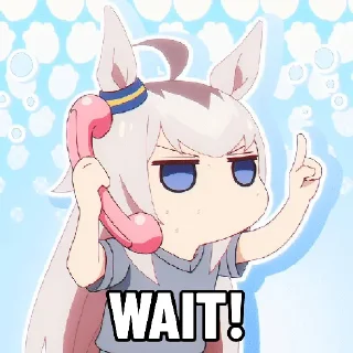 Telegram sticker 😀 Anime Uma Musume