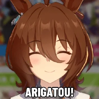 Telegram sticker 😀 Anime Uma Musume