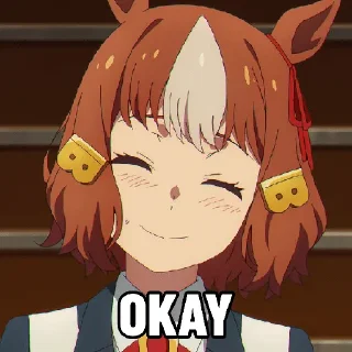 Telegram sticker 😀 Anime Uma Musume