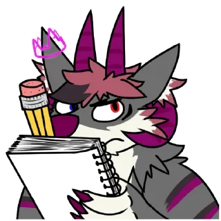 Telegram sticker ✍ TazR @MuffyMurrsuiter