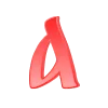 Sticker 🔠 Славянский алый от @frilanser_alena