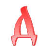 Sticker 🔠 Славянский алый от @frilanser_alena