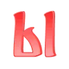 Sticker 🔠 Славянский алый от @frilanser_alena