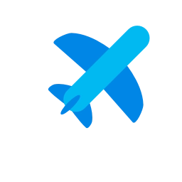 Sticker ✈️ SkhulevMedia_emoji_blue