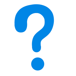 Sticker ❓ SkhulevMedia_emoji_blue