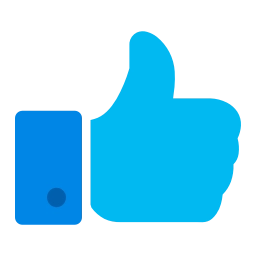 Sticker 👍 SkhulevMedia_emoji_blue