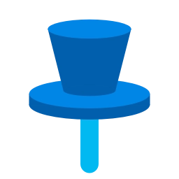 Sticker 📌 SkhulevMedia_emoji_blue