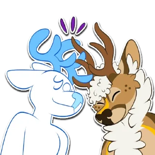 Telegram sticker 🦌 Parsec