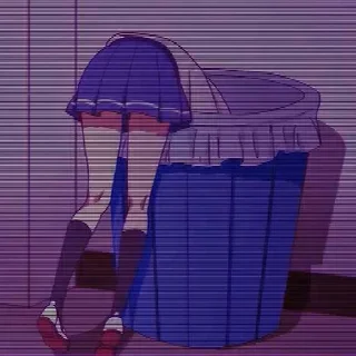 Telegram sticker 🀄️ Glitched @xvieravelyn @ecchistickers