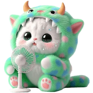Telegram sticker 😔 Пушистые монстры @Nyasticks2