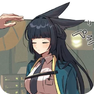 Telegram sticker ❤ Sashimi Miyabi my beloved by @Hunter_178
