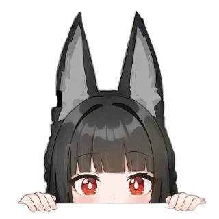Telegram sticker 👍 Sashimi Miyabi my beloved by @Hunter_178