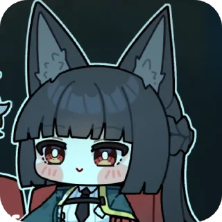 Telegram sticker ❤ Sashimi Miyabi my beloved by @Hunter_178