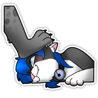 Telegram sticker 🐾 Maho NSFW @mahogato